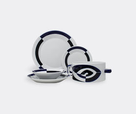 Sargadelos &#39;P&#39; dinner service, 18 pieces MULTICOLOUR SARG21DIN507WHI