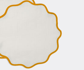 La DoubleJ &#39;Cloud&#39; tablemat, set of two, ocher MULTICOLOUR LADJ23CLO495YEL