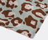 La DoubleJ 'Lady Leopard Acqua' large napkins, set of two Multicolor LADJ22LAR399MUL