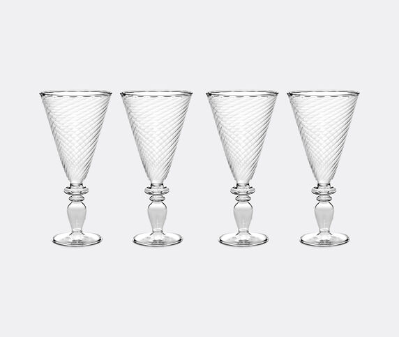 Serax 'Nabucho 11' coupe glass, set of four, clear TRANSPARENT SERA26COU261TRA