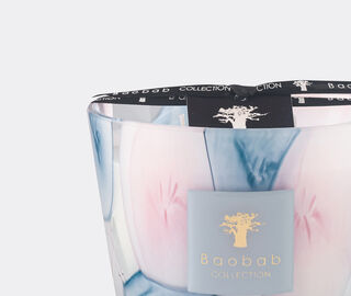Baobab Collection 'Riviera Leopolda' candle, small, blue and pink MULTICOLOUR BAOB25SCE308MUL