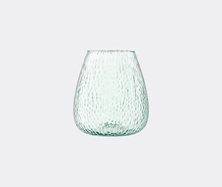 LSA International 'Canopy seed' vase, medium, clear blue TRANSPARENT LSAI24CAN269LBL