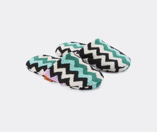 Missoni 'Best' soft slippers, turquoise multicolor MULTICOLOUR MIHO26BES135MUL
