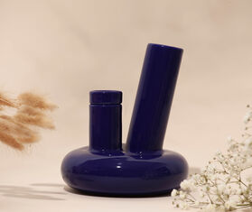 Wood'd 'Weed'd Bong MC001', blue BLUE WOOD22BON812BLU