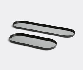 AYTM &#39;Margo&#39; long mirror tray BLACK AYTM15MAR361BLK