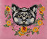 Gucci 'Cat' velvet cushion Pink GUCC18CUS090PIN