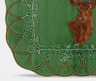 Bordallo Pinheiro 'Bosque' deer tray MULTICOLOUR BOPI22BOS964MUL