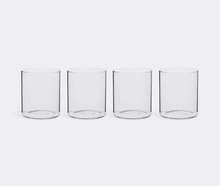 Ichendorf Milano 'Cilindro' wine glass, set of four TRANSPARENT ICMI17CIL402TRA