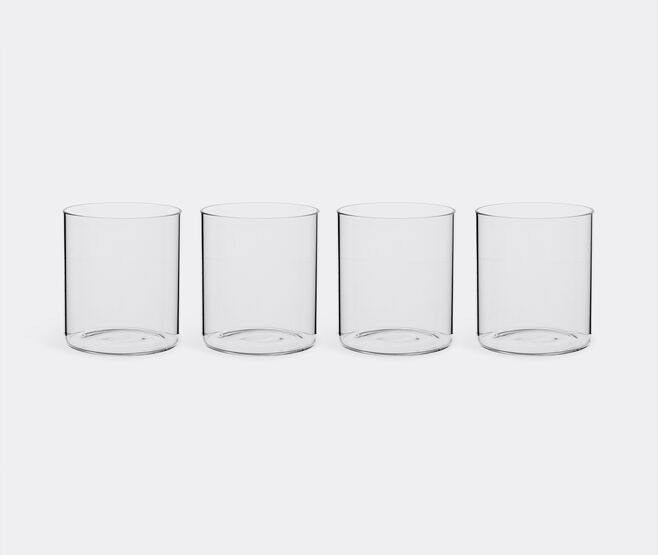 Ichendorf Milano 'Cilindro' wine glass, set of four TRANSPARENT ICMI17CIL402TRA