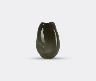 Alexa Lixfeld 'Meteorite' vase, dark olive OLIVE ALEX25MET238OLI