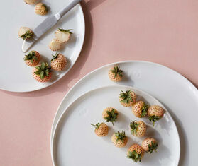 Kay Bojesen 'Kay' plate small, set of four WHITE KABO22KAY129WHI