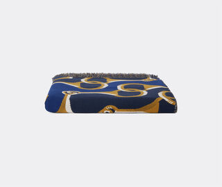 Gucci 'Horsebit' blanket, blue MULTICOLOUR GUCC23PLA395MUL