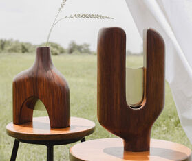 Art Attaichi &#39;Idika 04&#39; sculptural vase, natural MULTICOLOUR ARTA24IDI171BRW