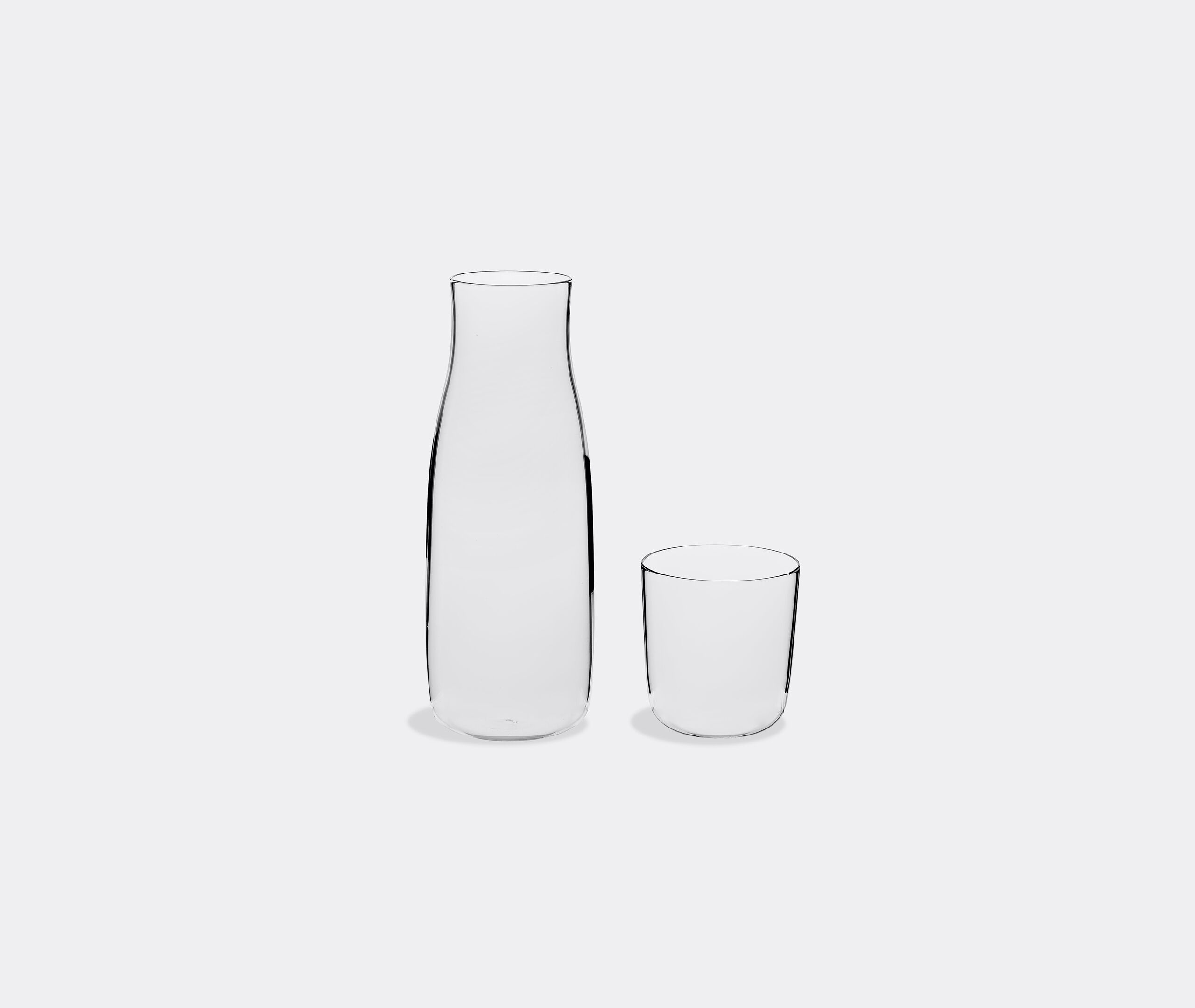 Water pitcher and cup set by TG | Glassware | FRANKBROS