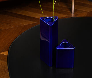artetica 'AB' vase, set of two, cobalt blue BLUE ARTE26VAS294BLU