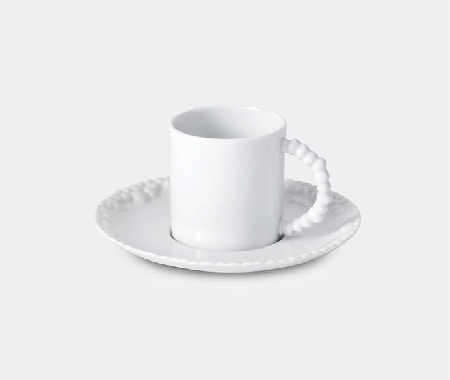 L'Objet 'Mojave' espresso cup & saucer WHITE LOBJ21EXP158WHI
