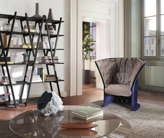 Cassina 'Nuvola Rossa' bookcase, black BLACK CASS21NUV930BLK