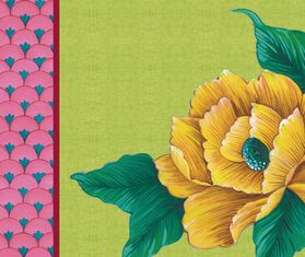 Lisa Corti 'Masonite' rectangular placemat, set of two, azalea pink PINK LICO23MAS233MUL