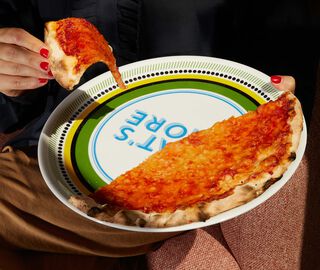 Bitossi Home 'That's Amore' pizza plate, set of six MULTICOLOUR BIHO22SET912MUL
