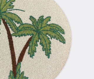 Les-Ottomans 'Palm' tree placemat, set of two MULTICOLOUR OTTO23PLA460MUL