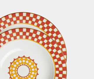 La DoubleJ 'Apollo' soup plate, set of two, multicolor MULTICOLOUR LADJ24APO427MUL