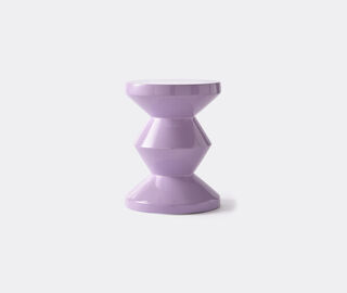 POLSPOTTEN 'Zig Zag' stool, lilac LILAC POLS23ZIG612LIL