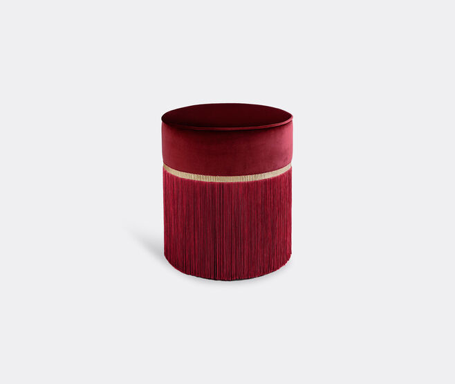Lorenza Bozzoli Couture 'Couture' ottoman, medium, red RED LOBO20COU332RED