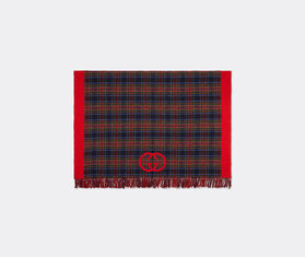 Gucci 'Gucci tartan' blanket, blue MULTICOLOUR GUCC21PLA507BLU
