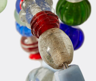 POLSPOTTEN 'Beads' candle holder, multicolor MULTICOLOUR POLS25CAN306MUL