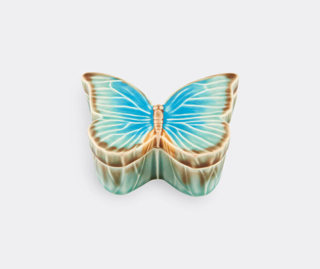 Bordallo Pinheiro 'Cloudy Butterflies' box, small, light blue MULTICOLOUR BOPI22CLO913MUL