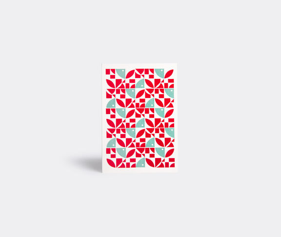 Esme Winter Bloom Letterpress Card, Set Of Six Red, green ${masterID} 2