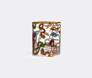 Seletti 'Snakes' vase, small TRANSPARENT SELE22GLA213MUL