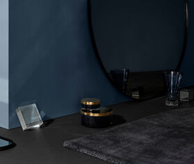 AYTM 'Circum' mirror, black BLACK AYTM21CIR226BLK