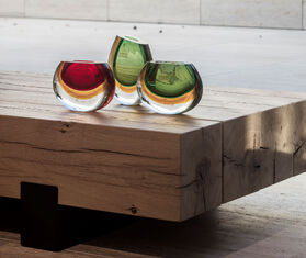 Gardeco &#39;Vase 96&#39;, mini, green and amber GREEN GARD23VAS278MUL