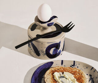 Serax 'Sophia 02' lidded pot, blue BEIGE SERA26STO688BEI