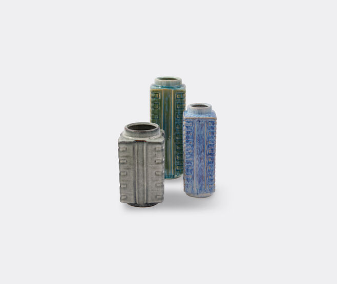 POLSPOTTEN 'Small City' vase, set of three, multicolor MULTICOLOUR POLS25VAS693MUL