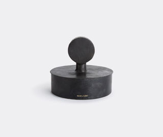 Mad et Len 'Cristaux' pot pourri totem, Ambre nobile, large BLACK MALE18POT530BLK