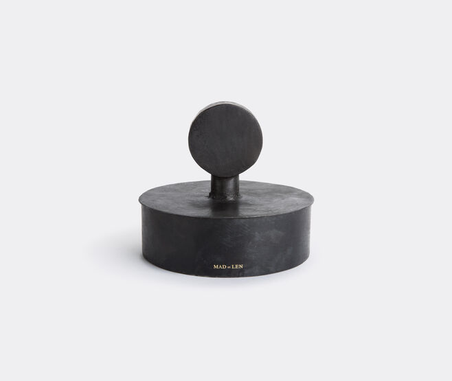 Mad et Len 'Cristaux' pot pourri totem, Ambre nobile, large BLACK MALE18POT530BLK