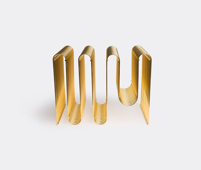 AYTM 'Curva' magazine holder GOLD AYTM17CUR885GOL