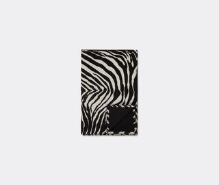 Dolce&amp;Gabbana Casa 'Zebra' blanket, black and white MULTICOLOUR DGCA25BLA969MUL