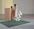 Cc-tapis 'Cultivate' rug, green chevron  CCTA21CUL093GRN
