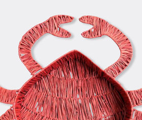 Les-Ottomans 'Crab' basket, red RED OTTO26RAF815RED