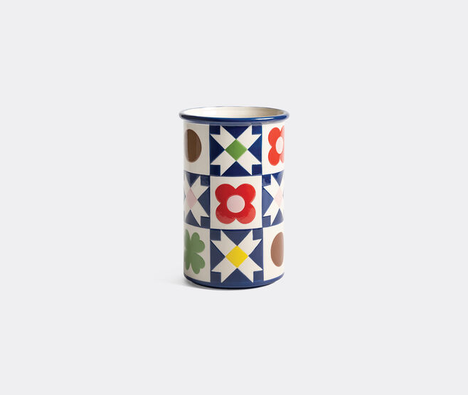 &k Amsterdam 'Patch Quilt' vase, multicolor MULTICOLOUR AMST25VAS016MUL