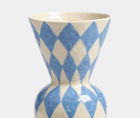 &amp;k Amsterdam 'Rhombic' vase, blue MULTICOLOUR AMST25VAS012MUL