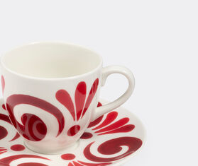 THEMIS Z &#39;Kyma&#39; tea cup and saucer, red RED THEM24KAL705RED