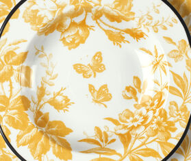 Gucci 'Herbarium' dinner plate, set of two, yellow YELLOW GUCC21ENT323YEL