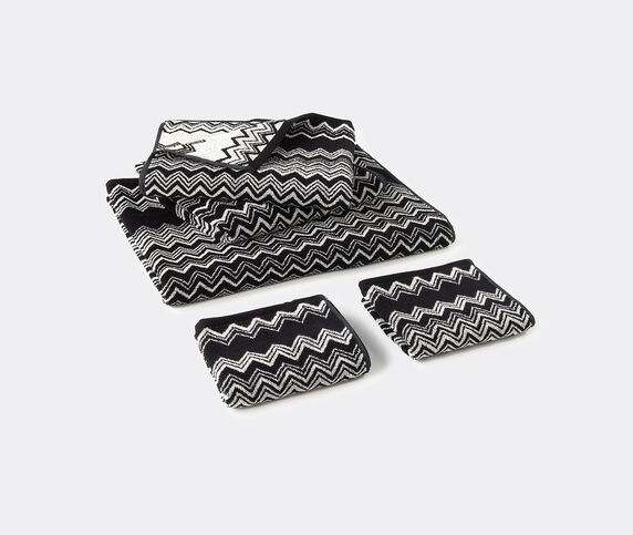 Missoni 'Keith' towels, set of five Black And White MIHO20KEI540BLK