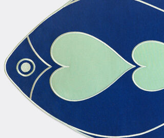 Octaevo 'Fish Splash' placemat, set of two, blue BLUE OCTA25FIS503BLU