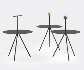 Viccarbe 'Trino - Model T' table, black BLACK VICC21TRI143BLK