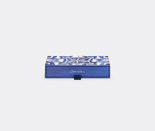 Dolce&amp;Gabbana Casa 'Maiolica' poker set, blue BLUE DGCA26POK236BLU